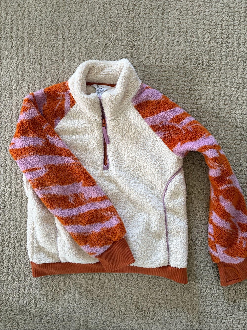 Athleta Girls Sherpa Half-Zip Fleece